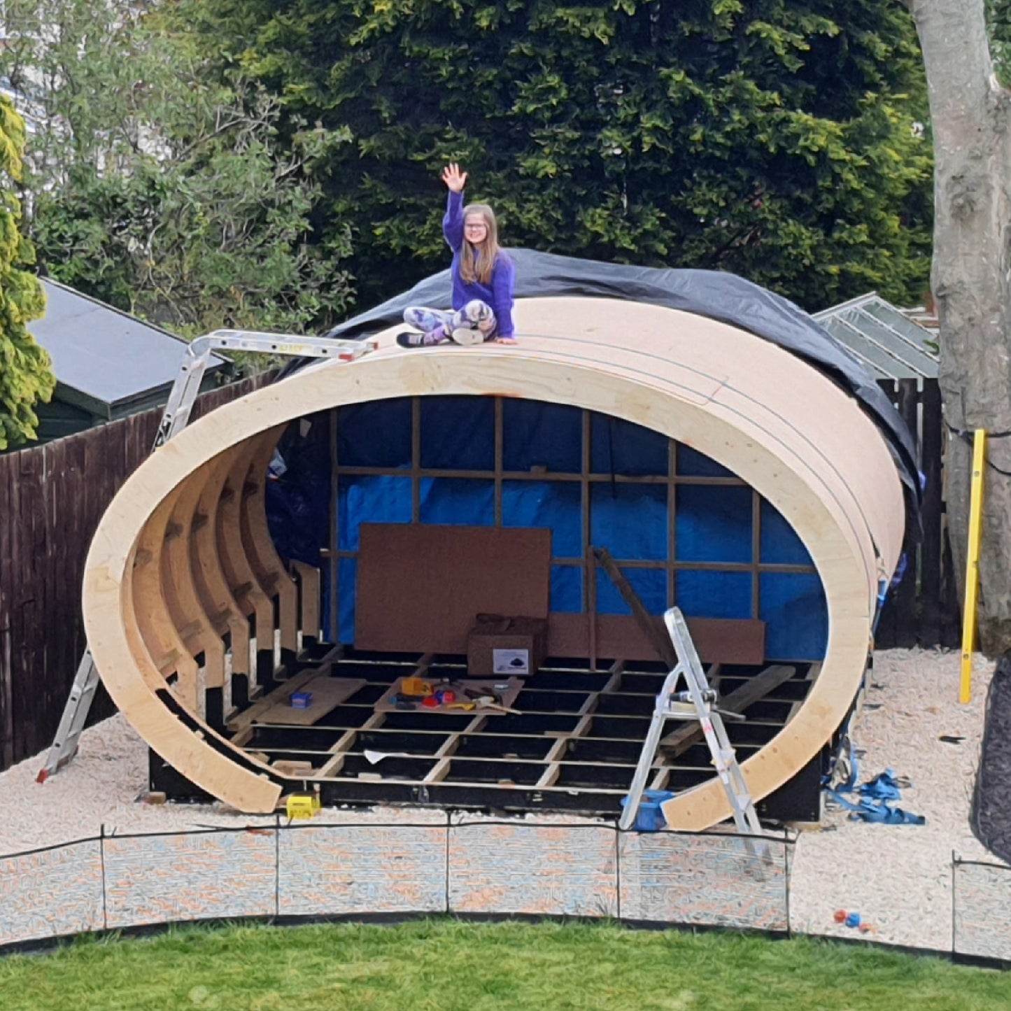 Oval Glamping Pod Frame