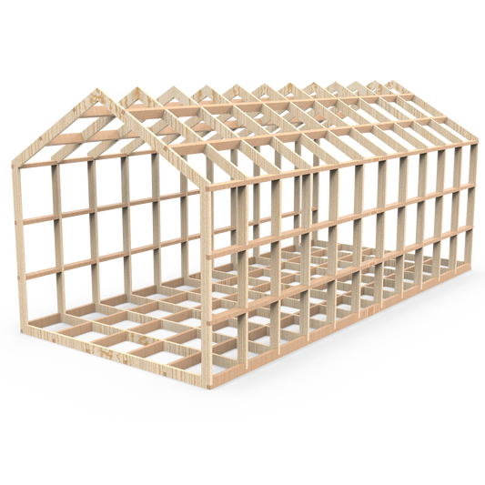 Cabin Style Glamping Pod Frame