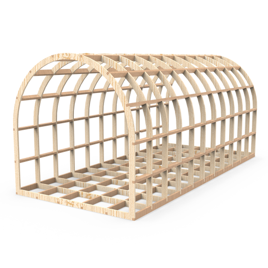Rounded Style Glamping Pod Frame